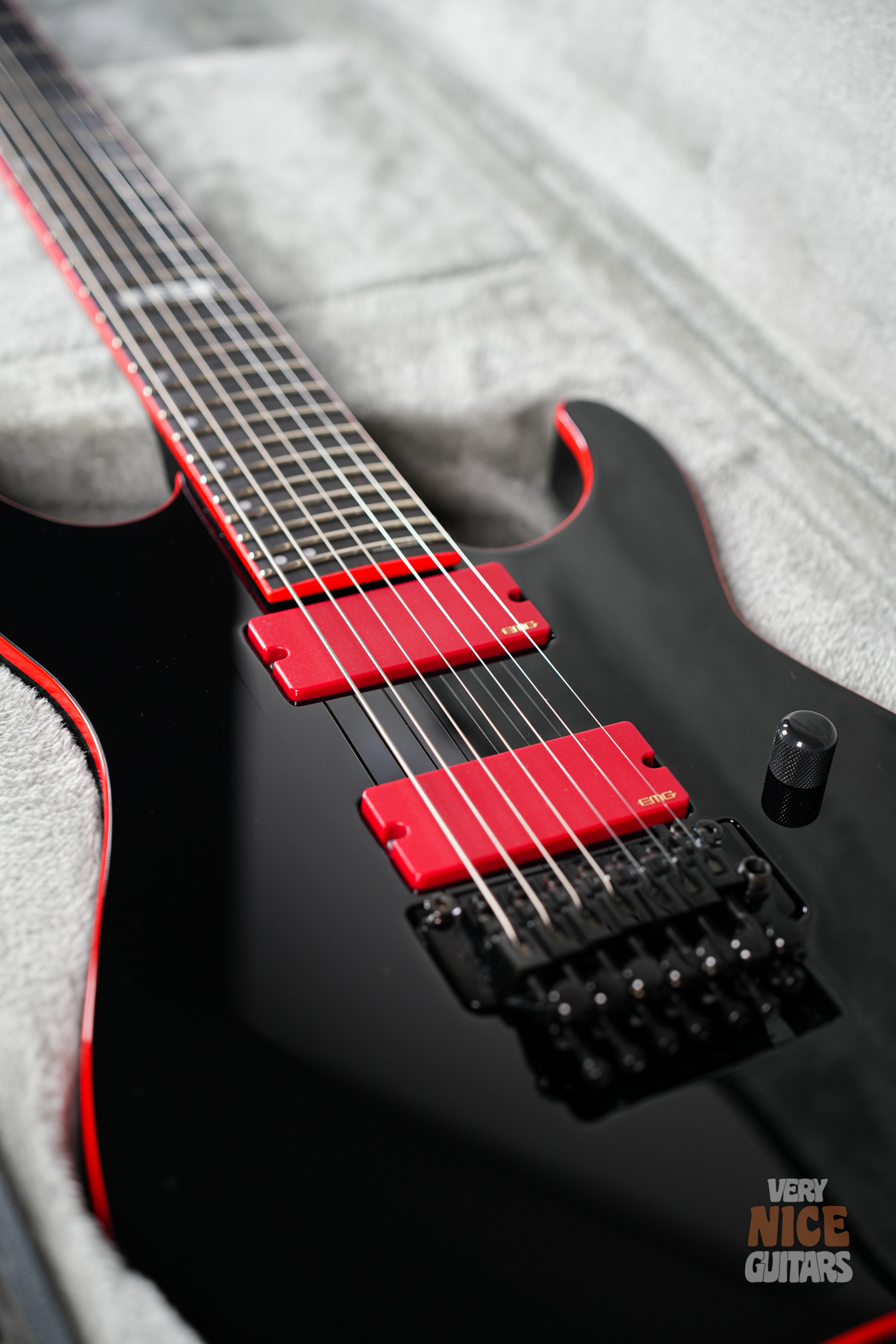 ESP E-II M-II 7 Black and Red limited – Very Nice Guitars