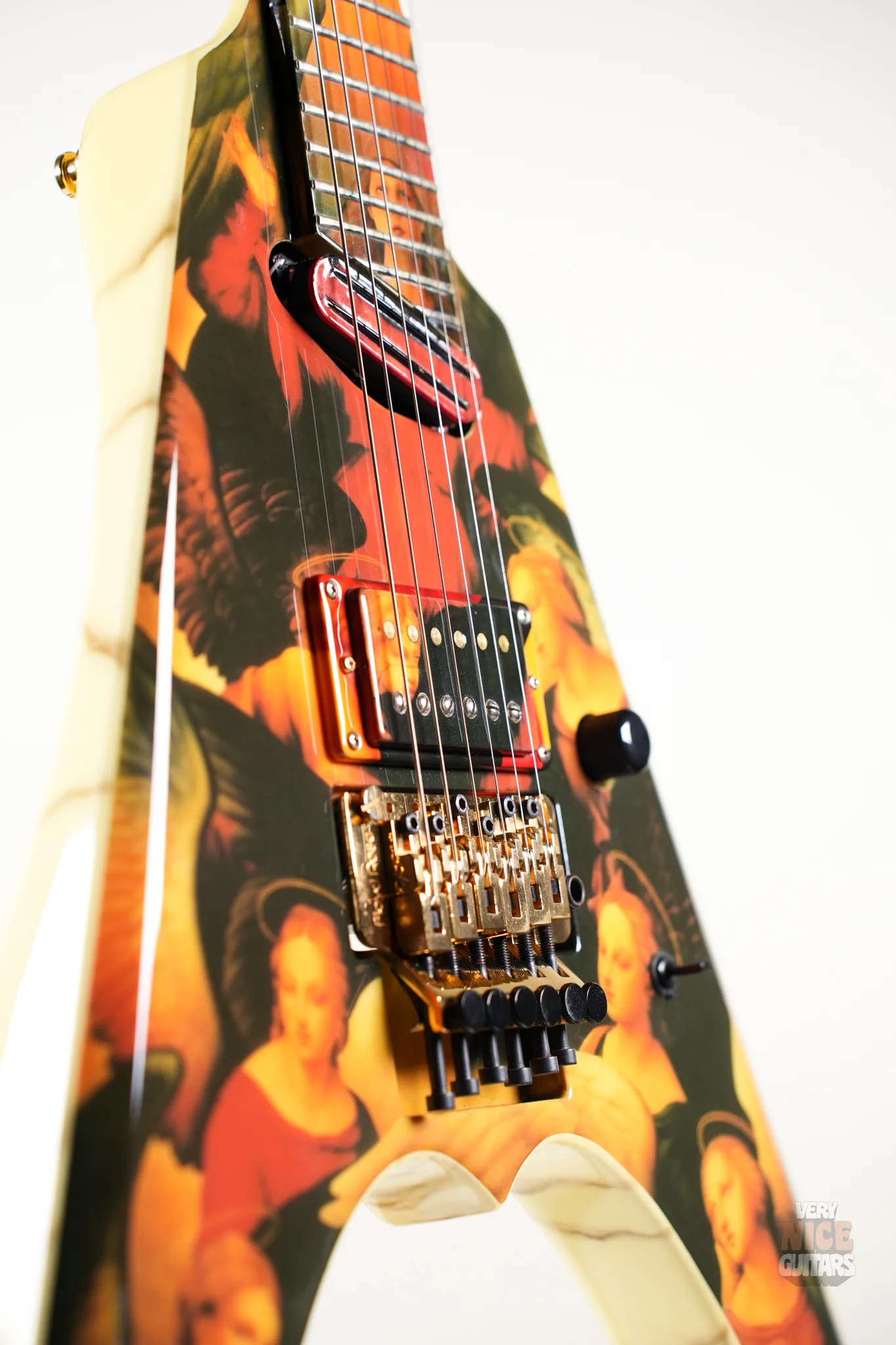 ♪ESP Flying A-lll custom Angel 高見沢俊彦 THE ALFEE