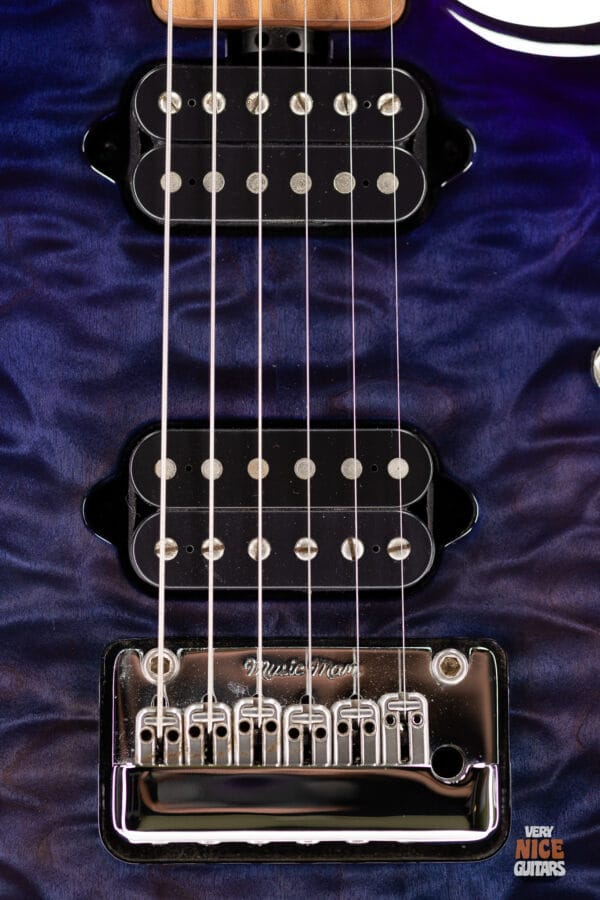 Ernie Ball Music Man JP15 Blueberry Burst Quilt - Image 3