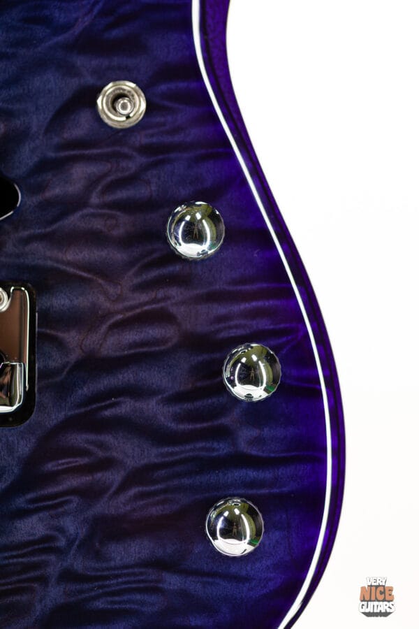 Ernie Ball Music Man JP15 Blueberry Burst Quilt - Image 4