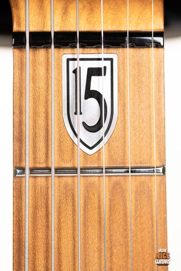 Ernie Ball Music Man JP15 Blueberry Burst Quilt - Image 7