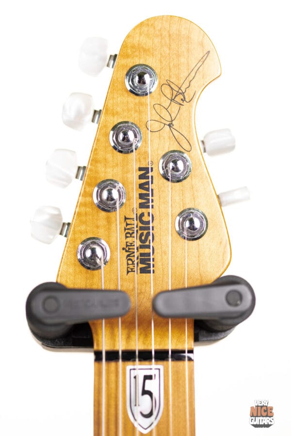 Ernie Ball Music Man JP15 Blueberry Burst Quilt - Image 8