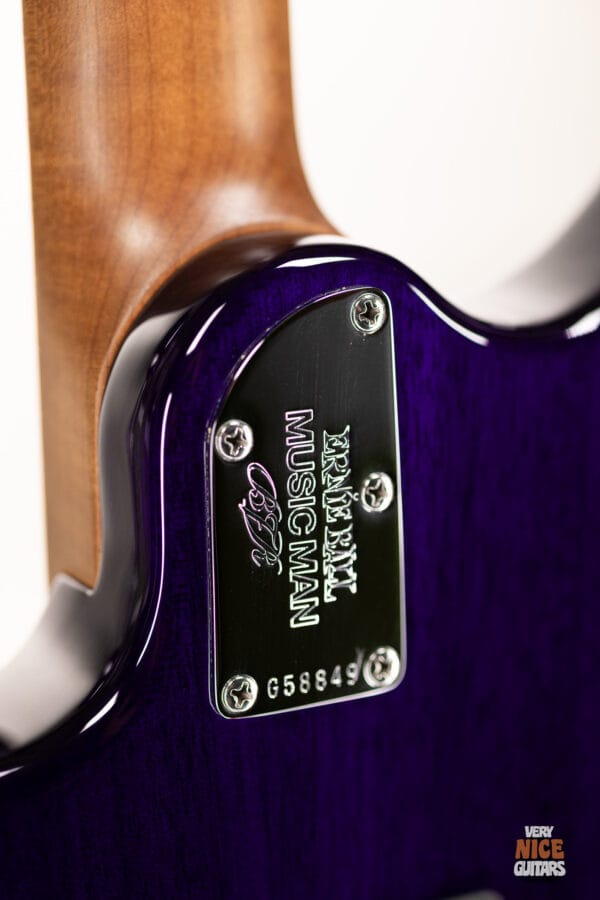 Ernie Ball Music Man JP15 Blueberry Burst Quilt - Image 10