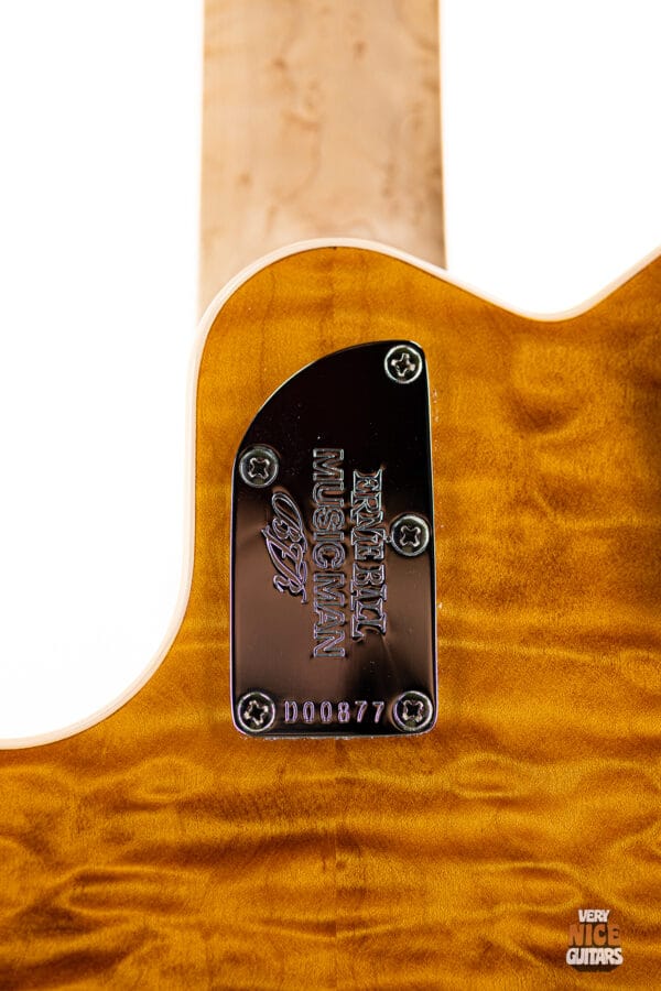 Ernie Ball Music Man BFR Axis Double Trouble Guitar, Quilt Maple Top and Back - Image 10
