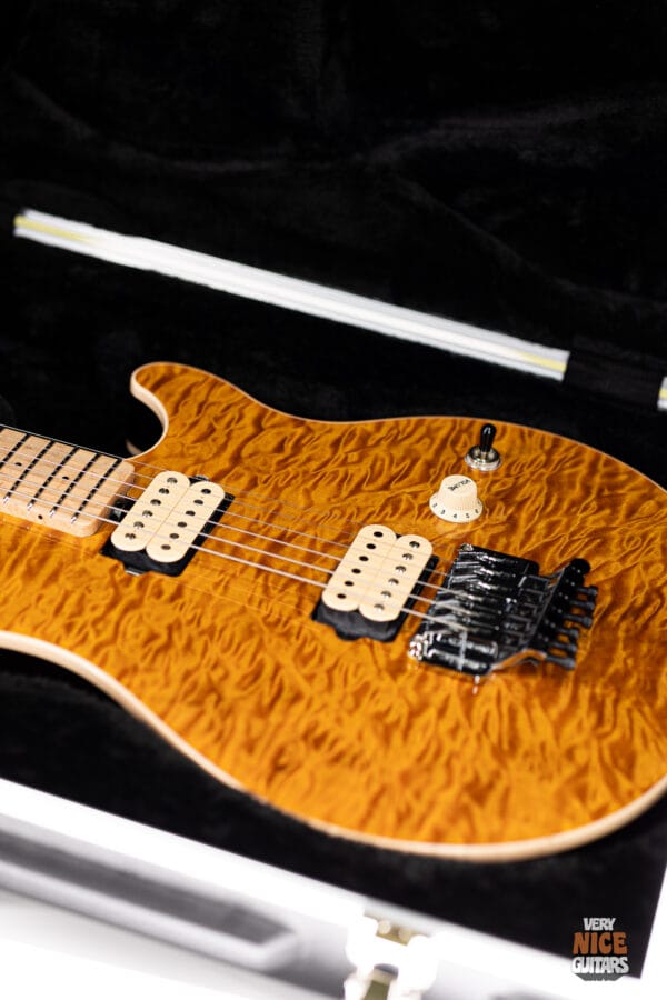 Ernie Ball Music Man BFR Axis Double Trouble Guitar, Quilt Maple Top and Back - Image 15