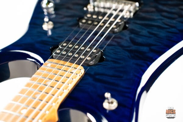 Ernie Ball Music Man JP15 Blueberry Burst Quilt - Image 2