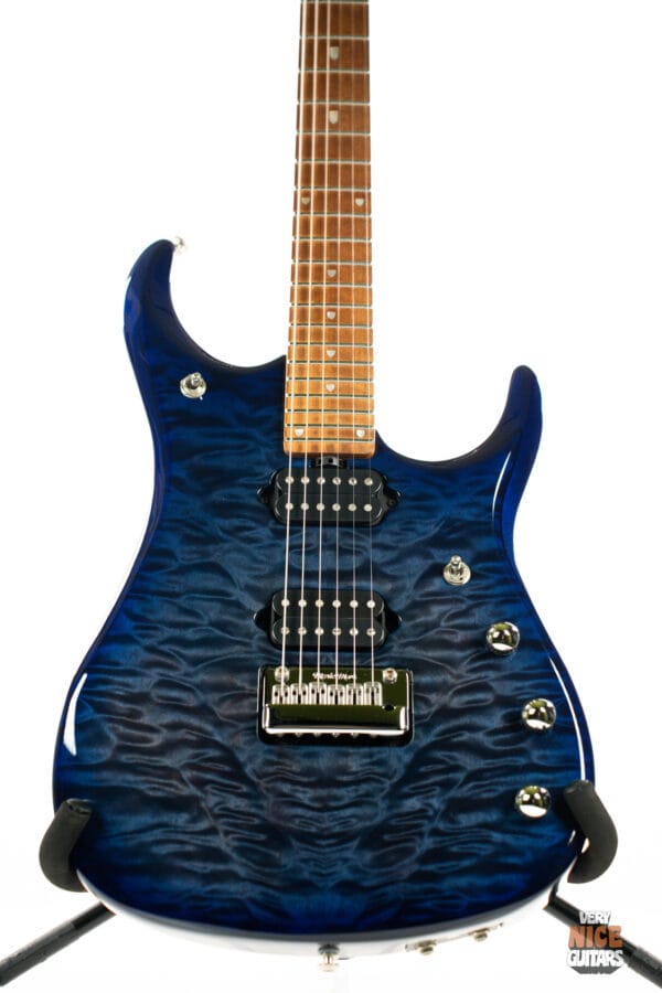 Ernie Ball Music Man JP15 Blueberry Burst Quilt - Image 11