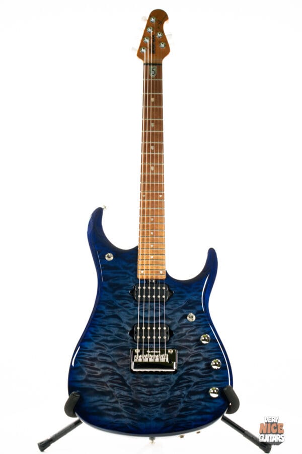 Ernie Ball Music Man JP15 Blueberry Burst Quilt - Image 12