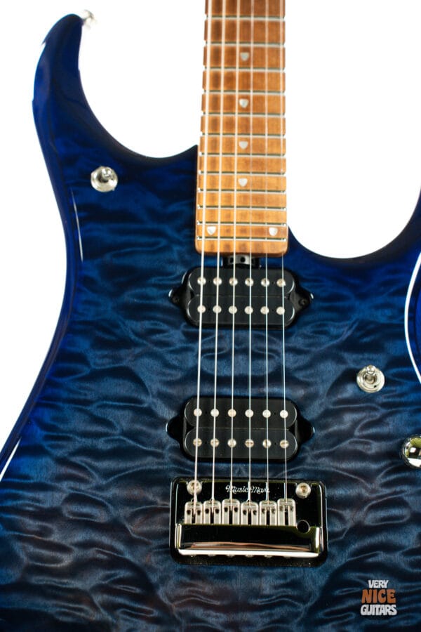 Ernie Ball Music Man JP15 Blueberry Burst Quilt - Image 13