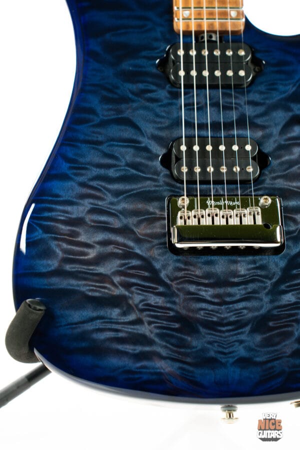 Ernie Ball Music Man JP15 Blueberry Burst Quilt - Image 14