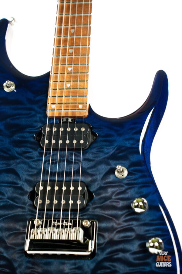 Ernie Ball Music Man JP15 Blueberry Burst Quilt - Image 15