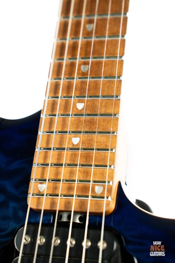 Ernie Ball Music Man JP15 Blueberry Burst Quilt - Image 18