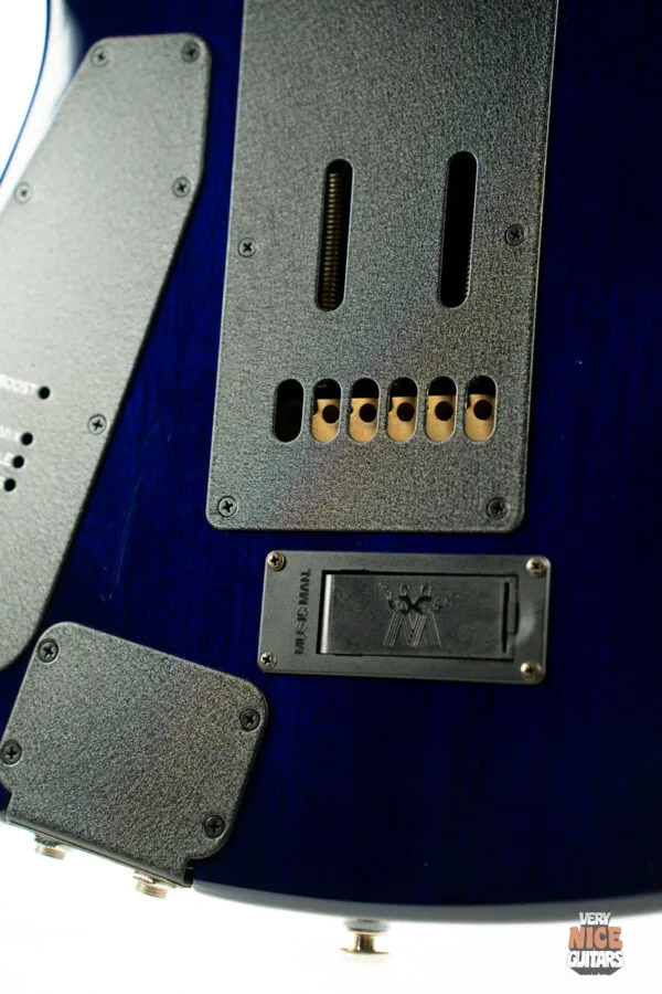 Ernie Ball Music Man JP15 Blueberry Burst Quilt – Very Nice Guitars