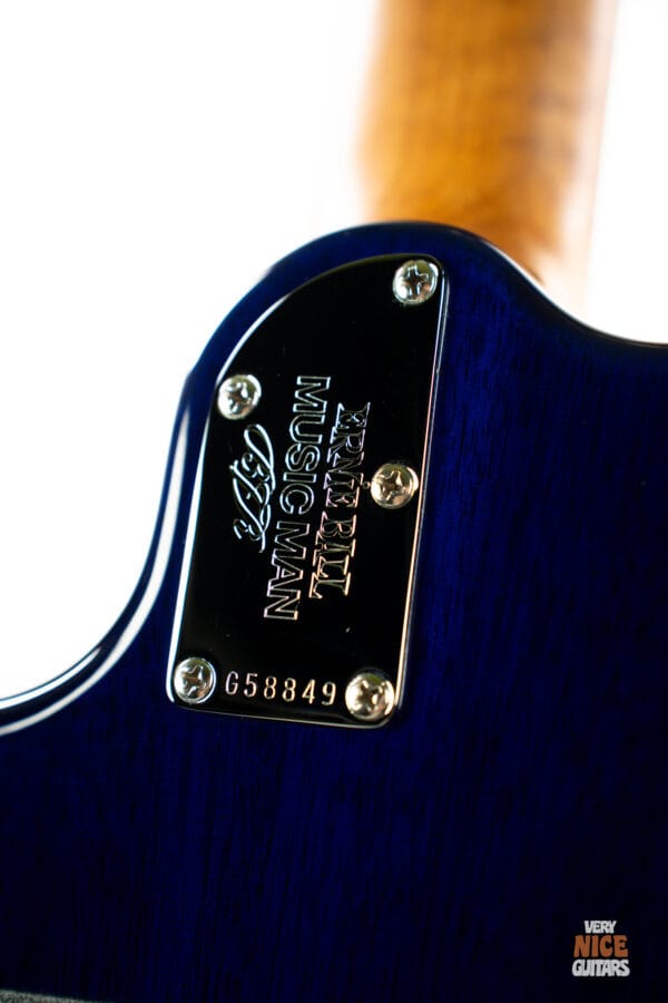 Ernie Ball Music Man JP15 Blueberry Burst Quilt - Image 23