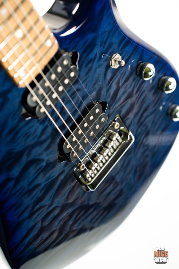 Ernie Ball Music Man JP15 Blueberry Burst Quilt - Image 28