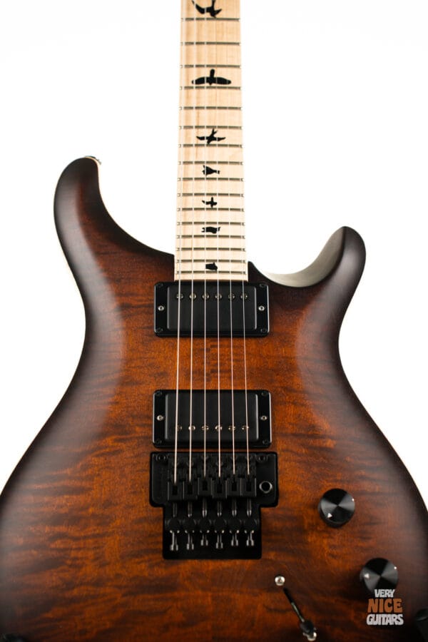PRS DW CE24 “Floyd” Burnt Amber Smokeburst Dustie Waring Signature - Image 7