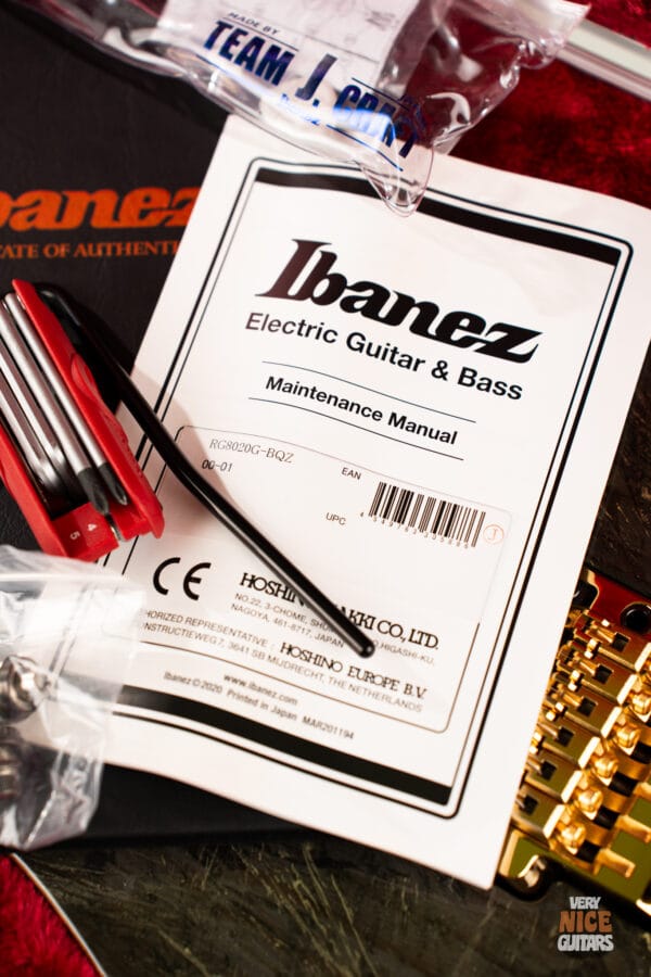 Ibanez RG8020G BQZ j.custom - Image 29
