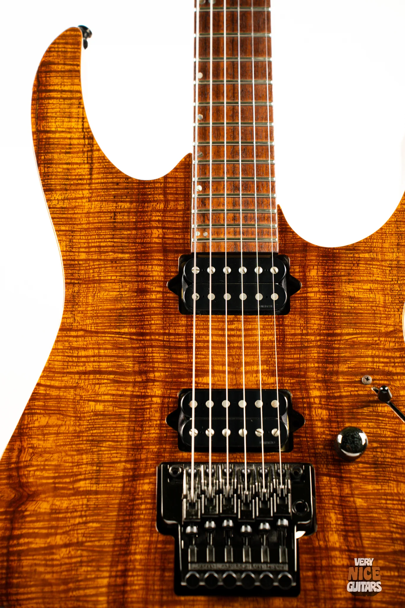 Ibanez Prestige RG2120K Koa Brown – Very Nice Guitars