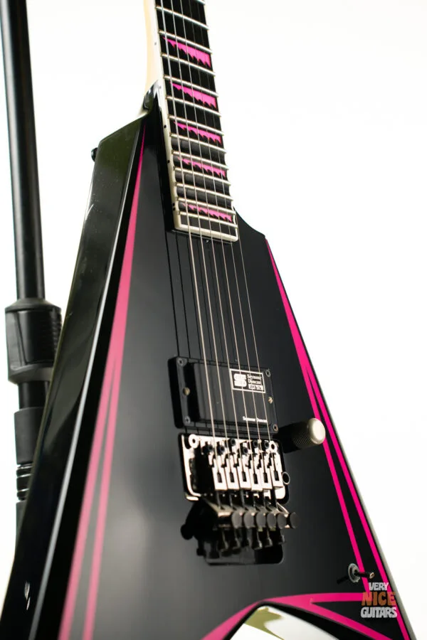 Edwards E-AL-128 Pink Sawtooth – Very Nice Guitars