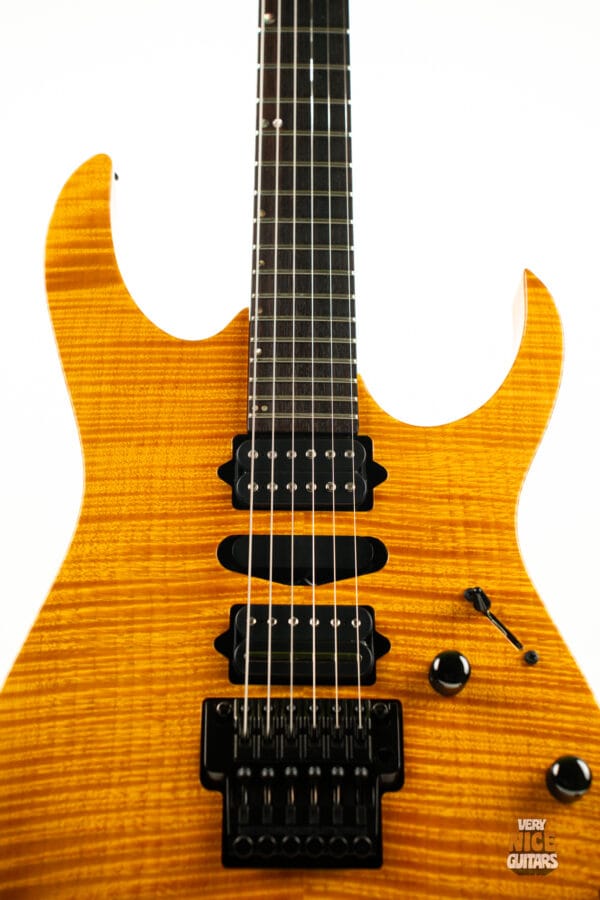 Ibanez J.Custom RG1708 Amber - Image 6
