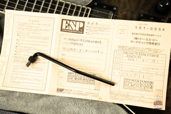 ESP E-II HORIZON FR-II See Thru Black Sunburst - Image 26