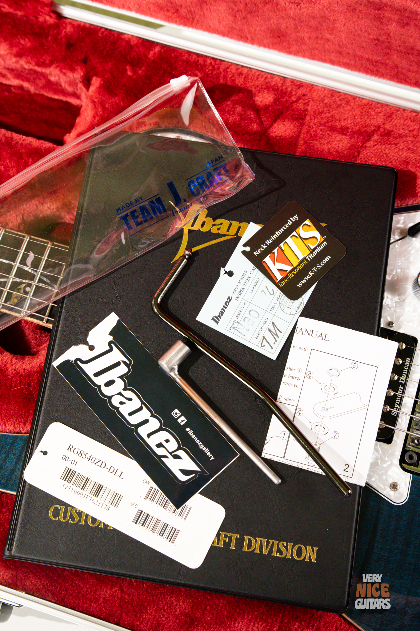 Ibanez J.Custom RG8540ZD Dark Lapis Lazuli – Very Nice Guitars