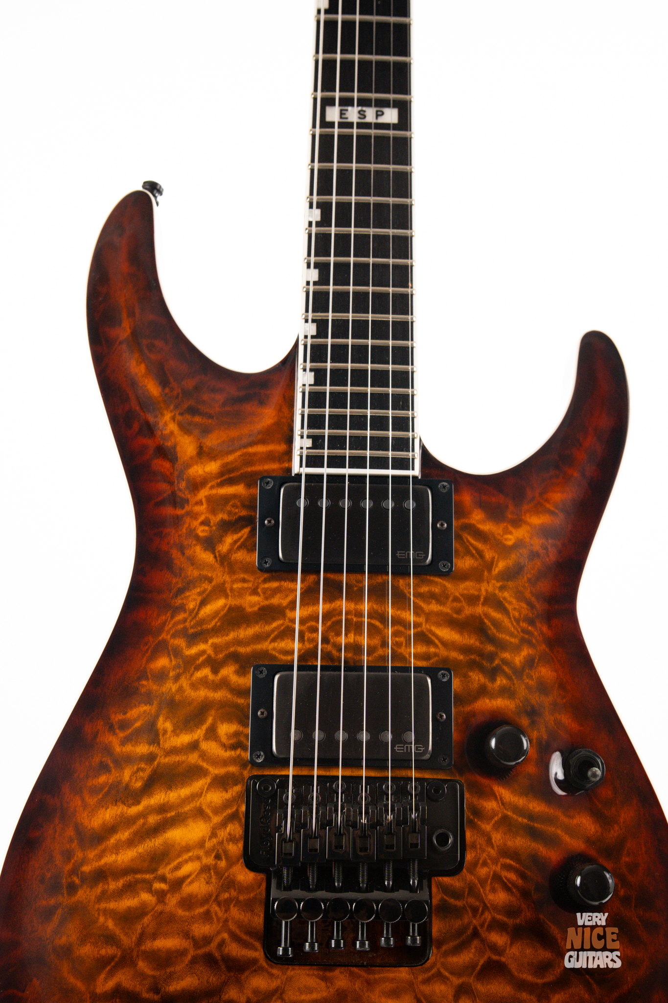 ESP E-II Horizon FR Tiger Eye Sunburst - Image 4