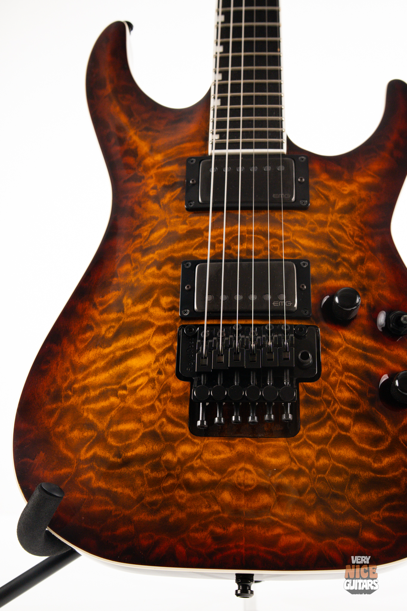 ESP E-II Horizon FR Tiger Eye Sunburst - Image 6