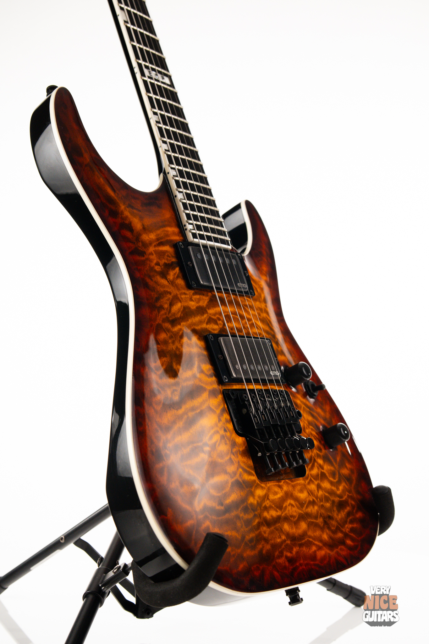 ESP E-II Horizon FR Tiger Eye Sunburst - Image 7