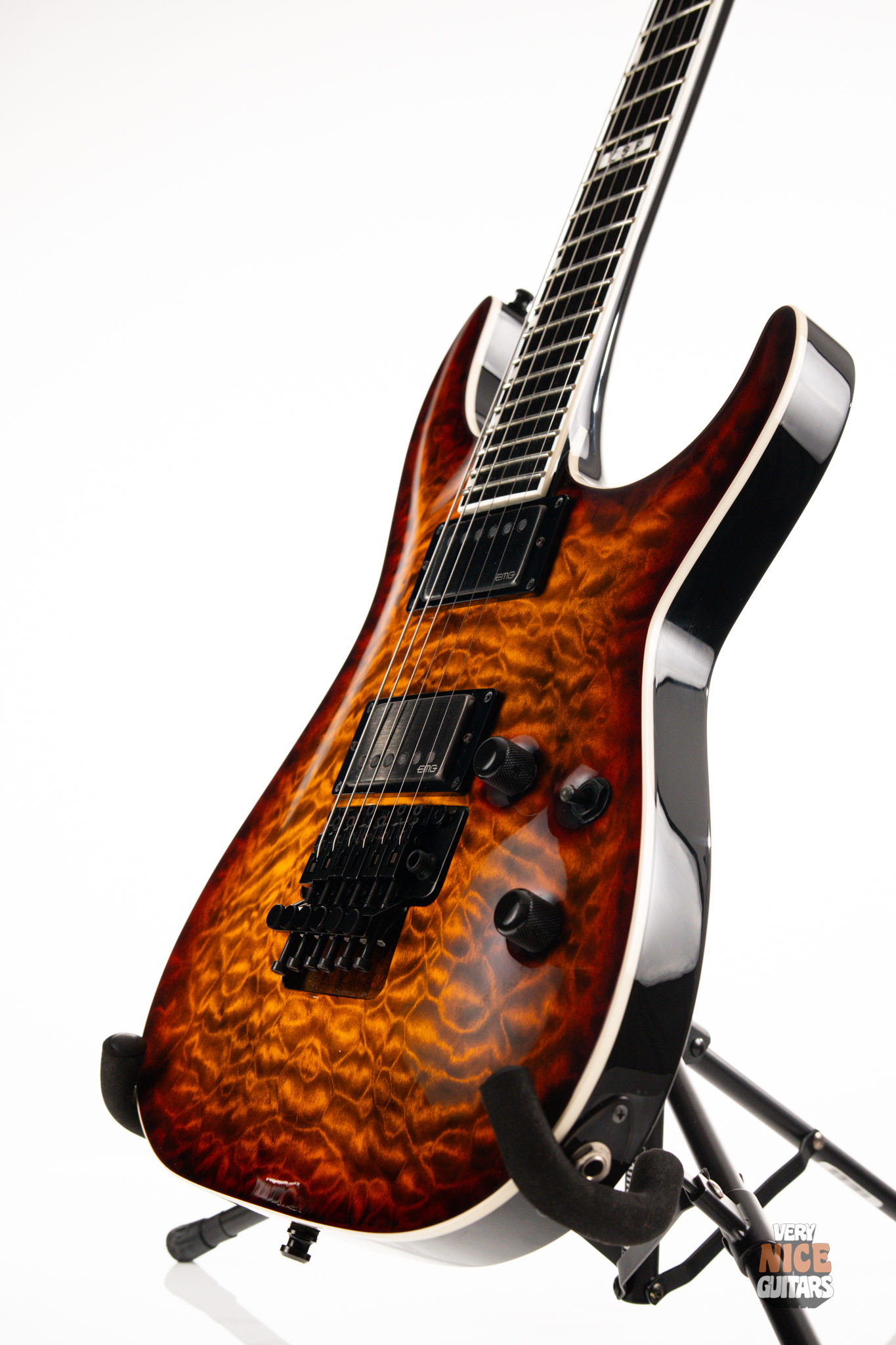 ESP E-II Horizon FR Tiger Eye Sunburst - Image 8