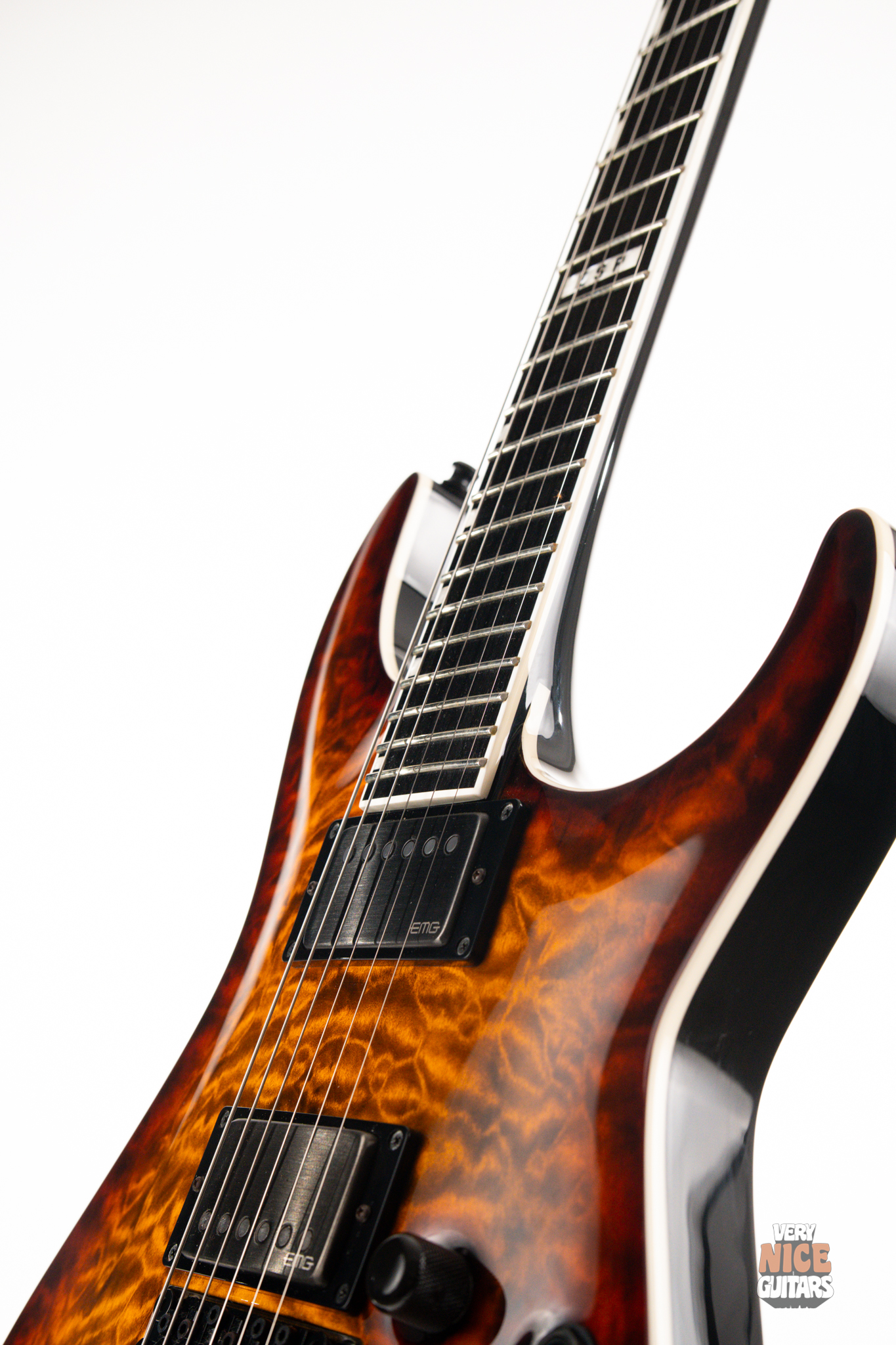 ESP E-II Horizon FR Tiger Eye Sunburst - Image 9
