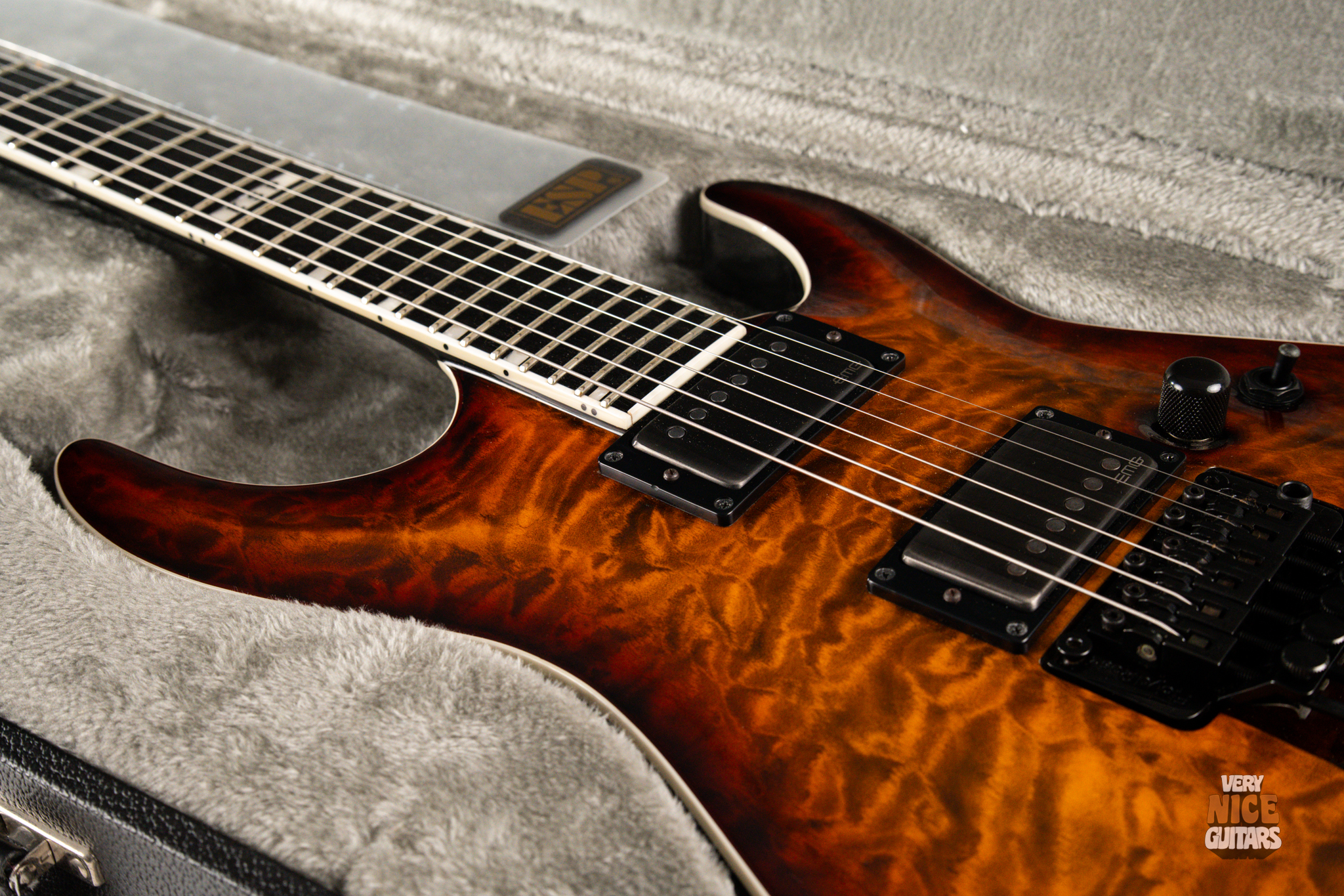 ESP E-II Horizon FR Tiger Eye Sunburst - Image 23