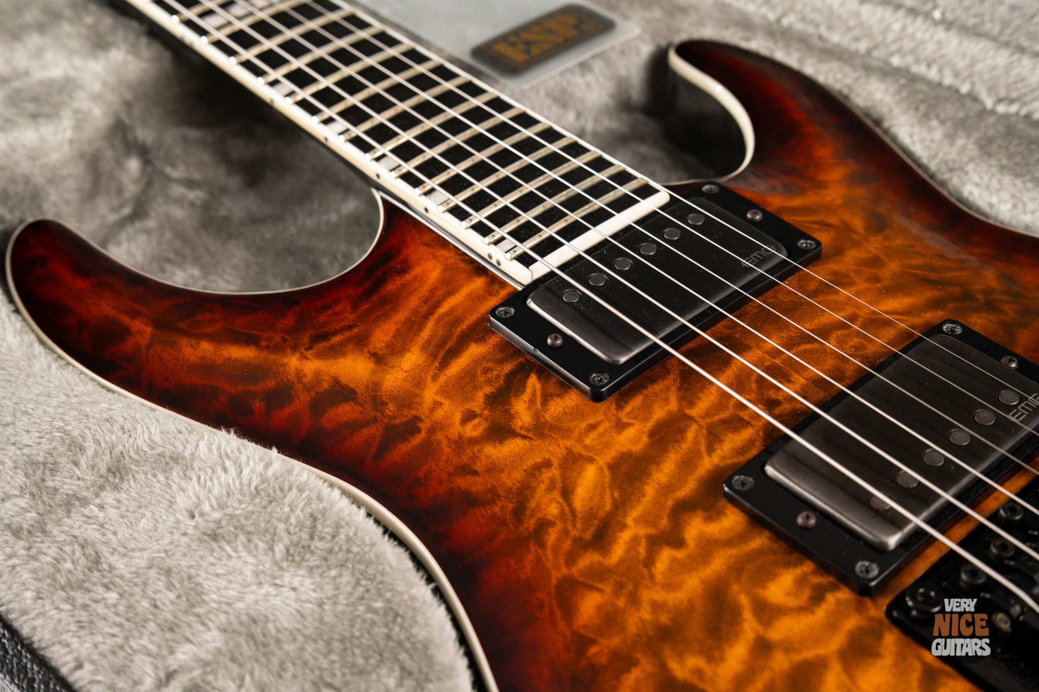 ESP E-II Horizon FR Tiger Eye Sunburst - Image 25