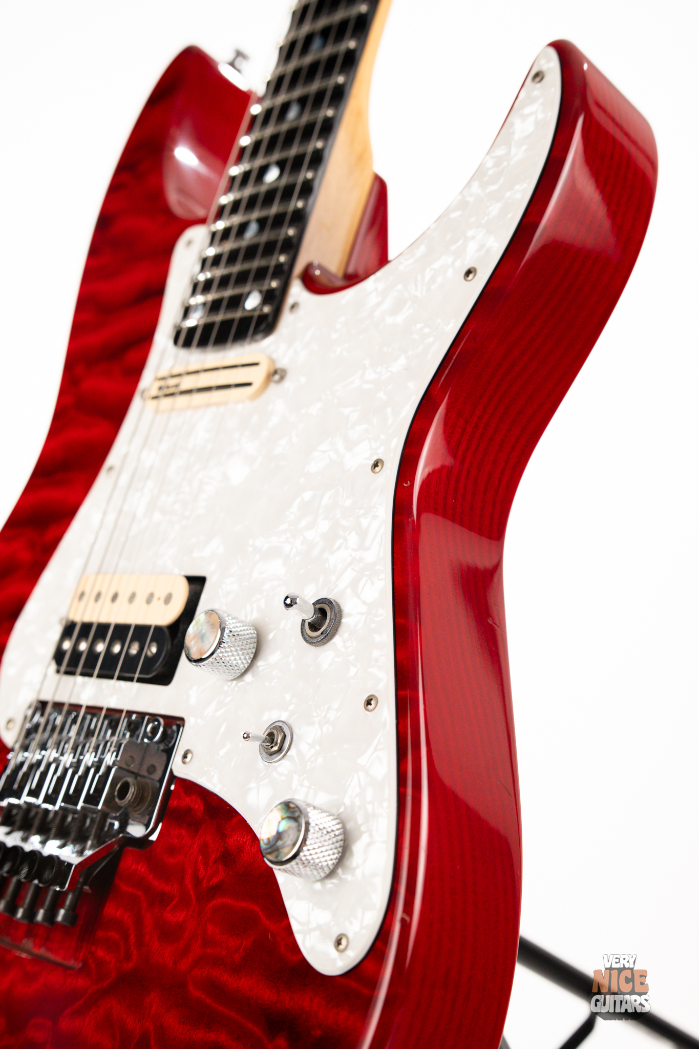 ESP Craft House Red Quilted Maple Top - Image 7