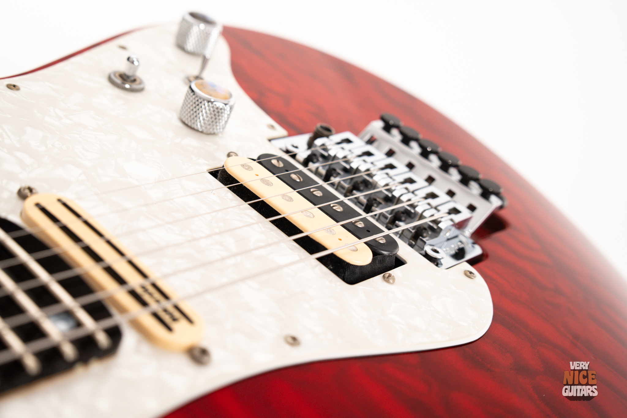 ESP Craft House Red Quilted Maple Top - Image 19