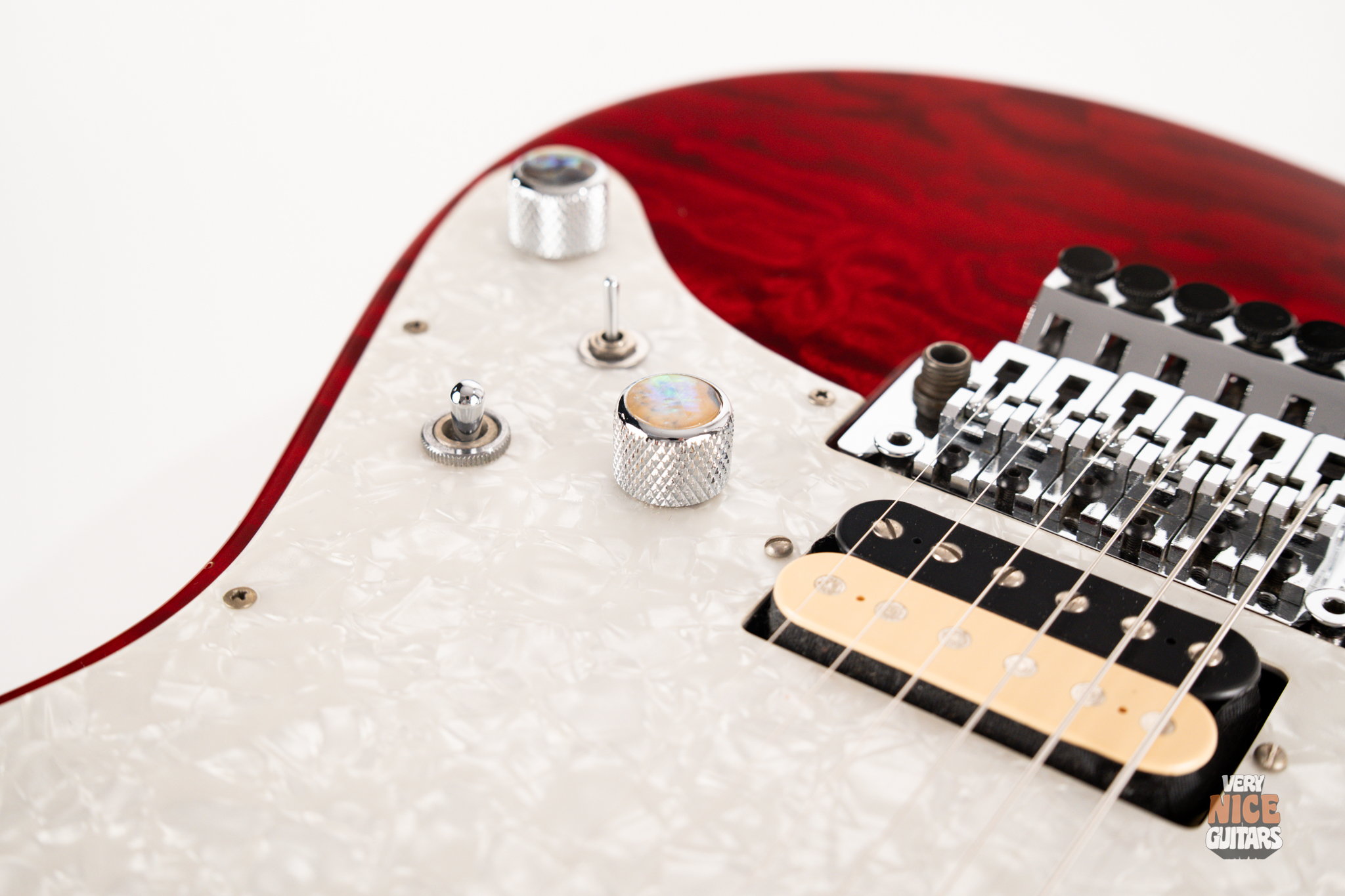 ESP Craft House Red Quilted Maple Top - Image 23