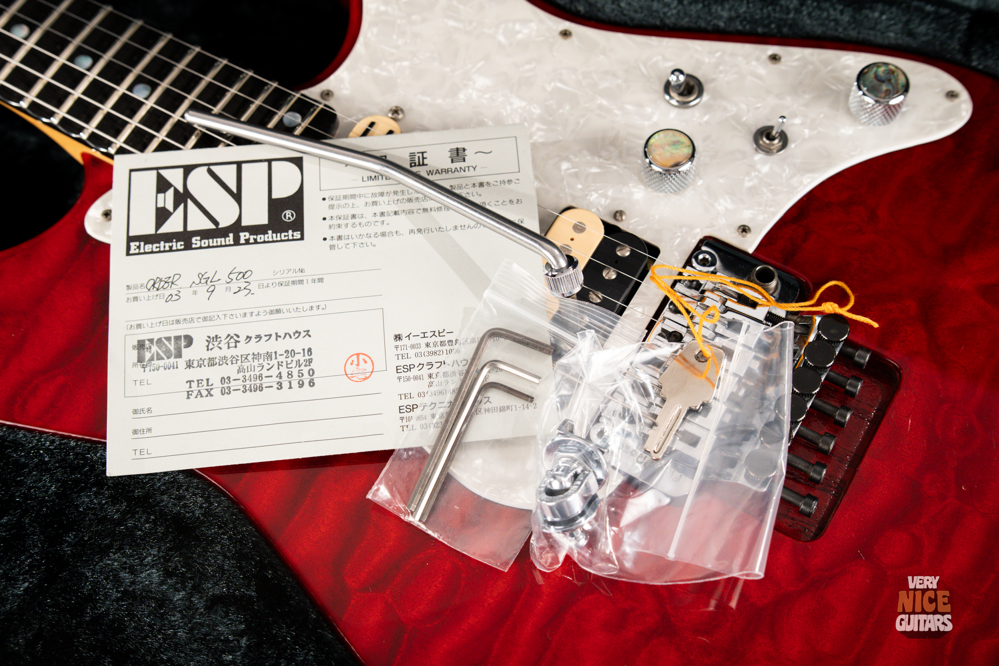 ESP Craft House Red Quilted Maple Top - Image 28