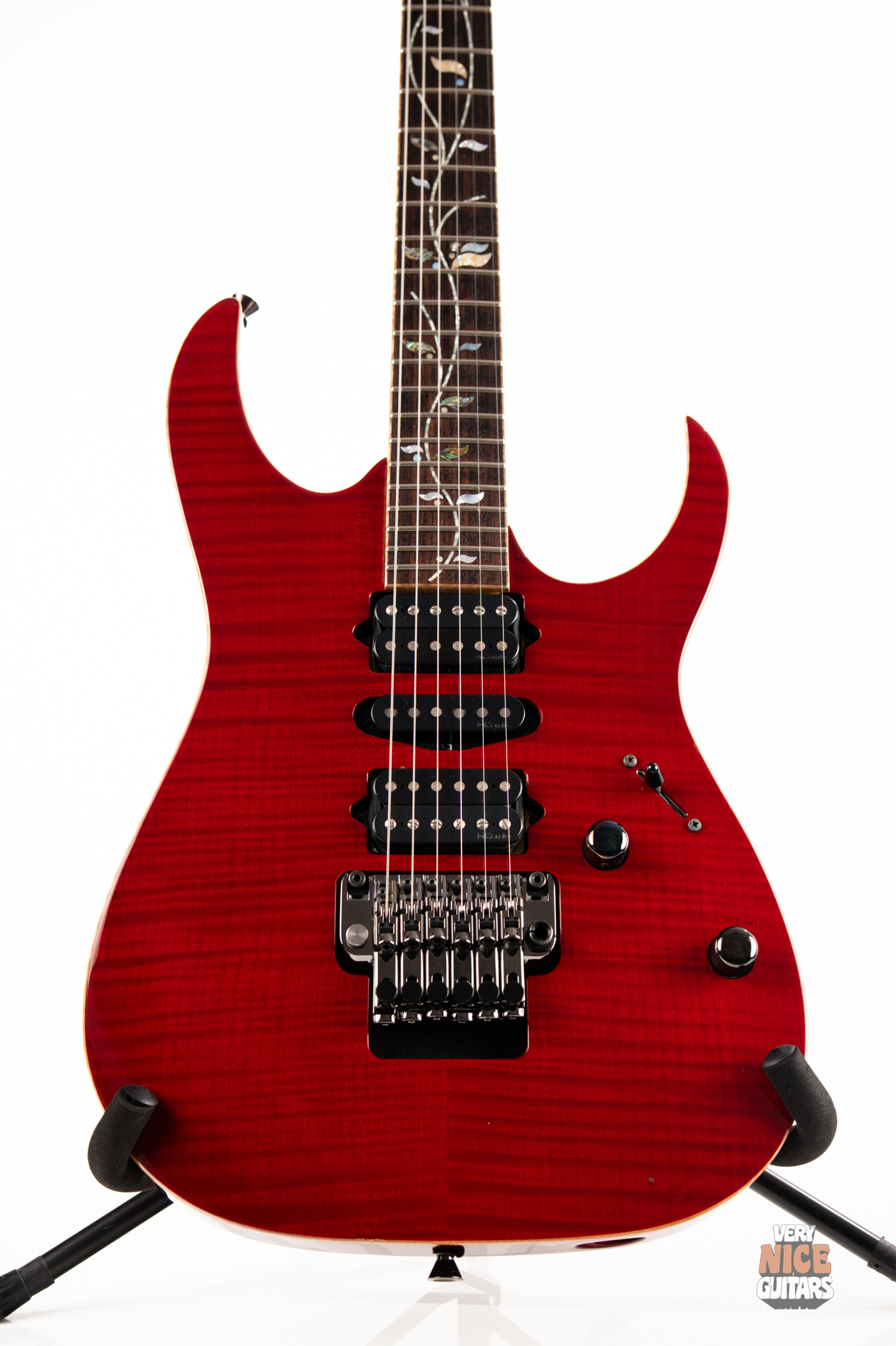 Ibanez J.Custom RG8570Z Red Spinel – Very Nice Guitars