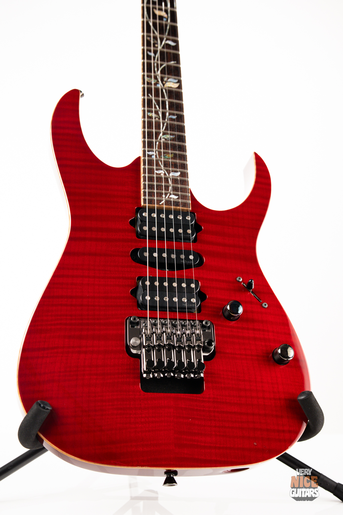 Ibanez J.Custom RG8570Z Red Spinel – Very Nice Guitars