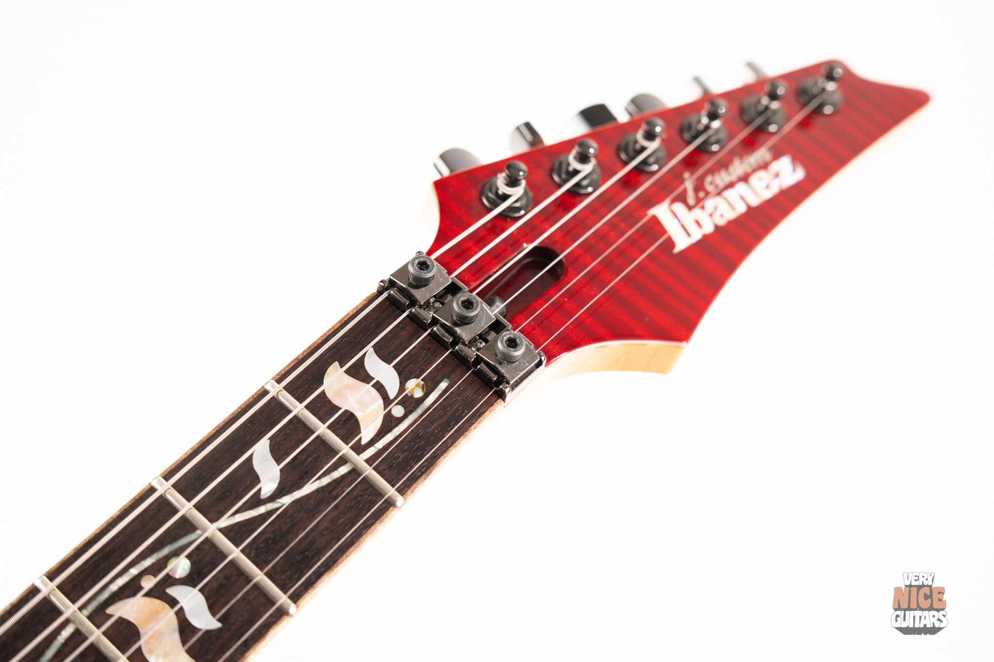 Ibanez J.Custom RG8570Z Red Spinel – Very Nice Guitars