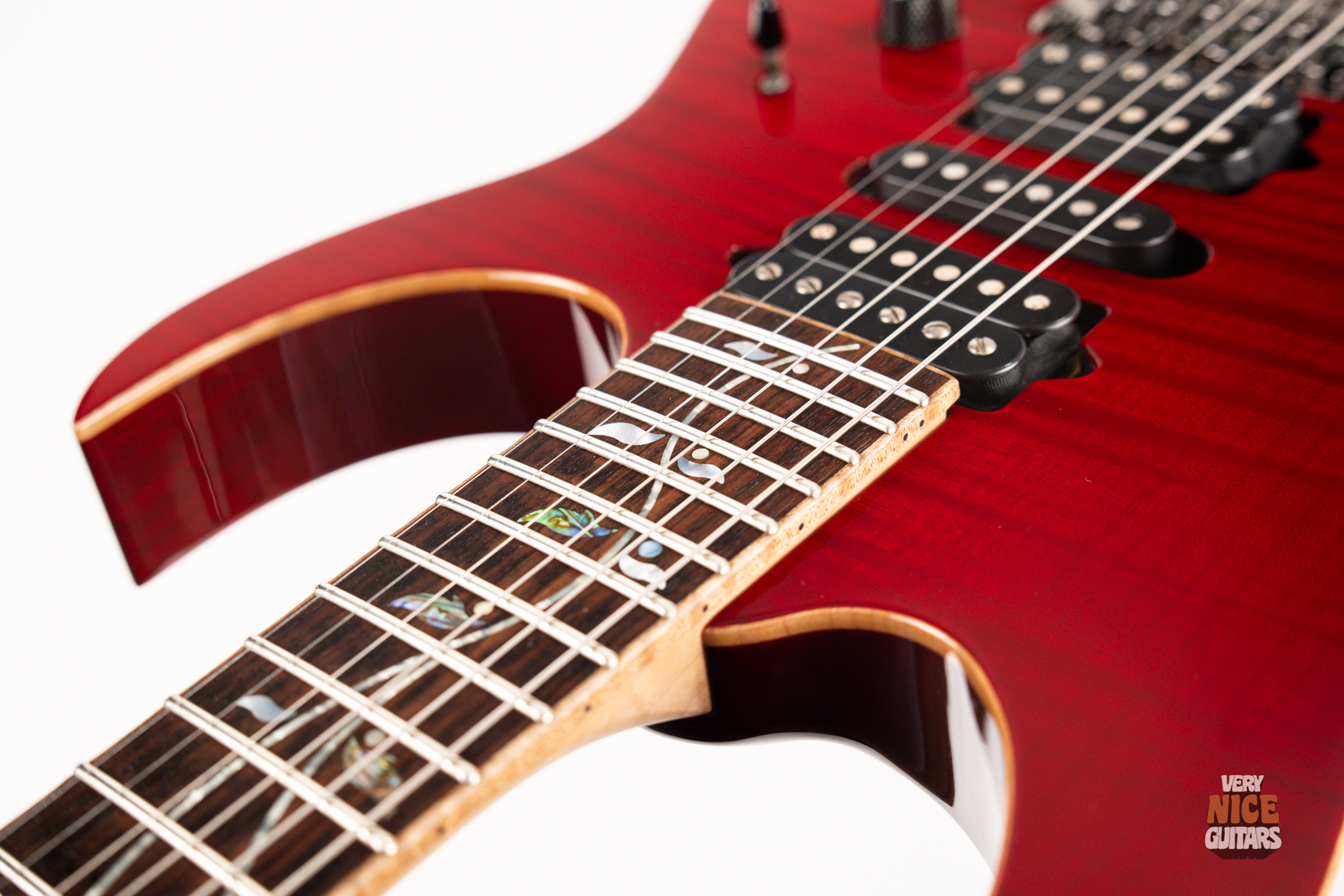 Ibanez J.Custom RG8570Z Red Spinel – Very Nice Guitars