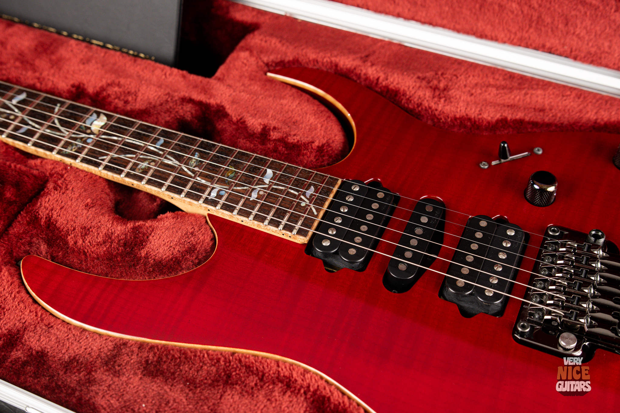 Ibanez J.Custom RG8570Z Red Spinel - Image 27