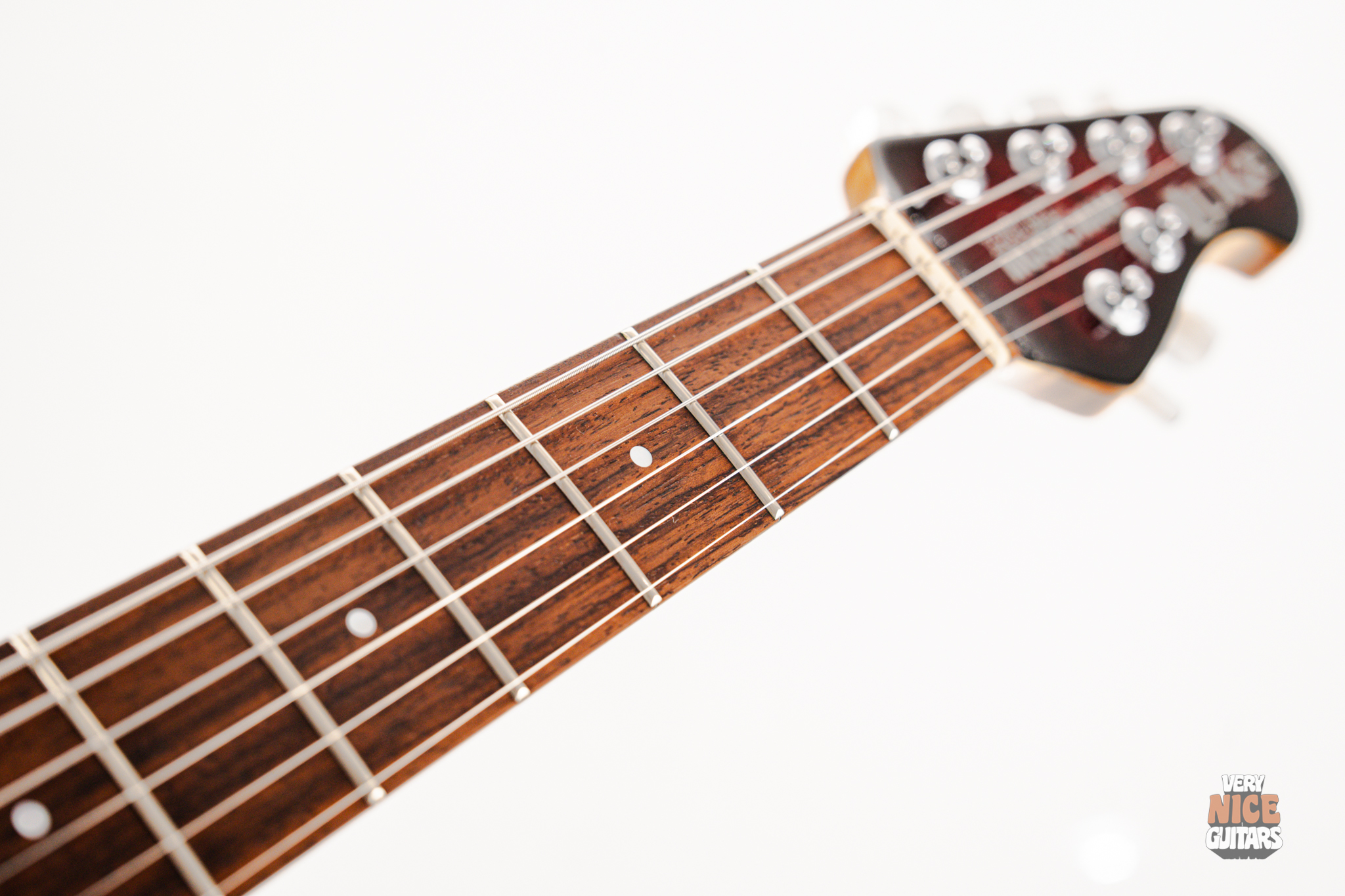 Ernie Ball Music Man Luke II BFR Ruby Red - Image 13