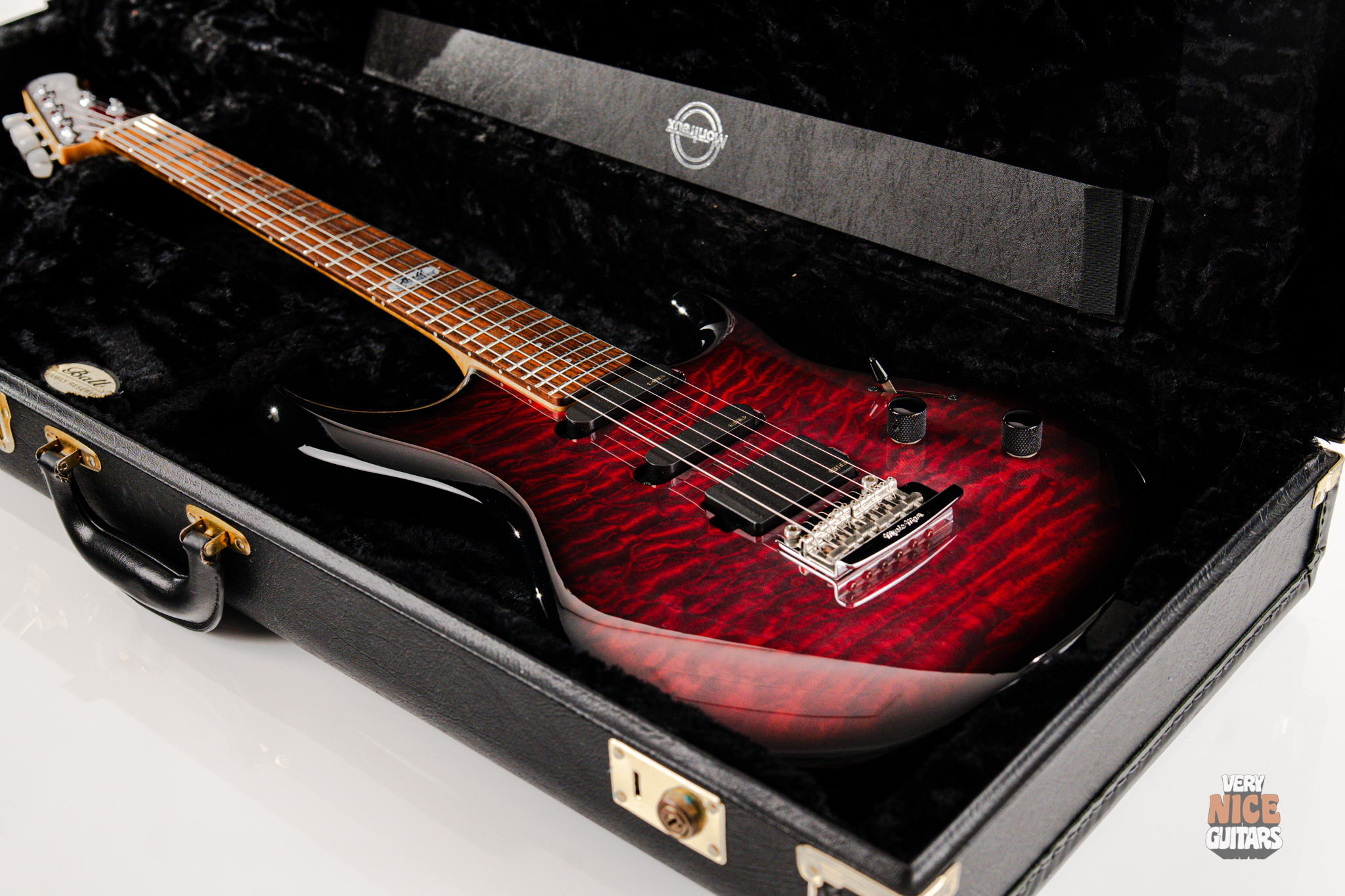 Ernie Ball Music Man Luke II BFR Ruby Red - Image 19