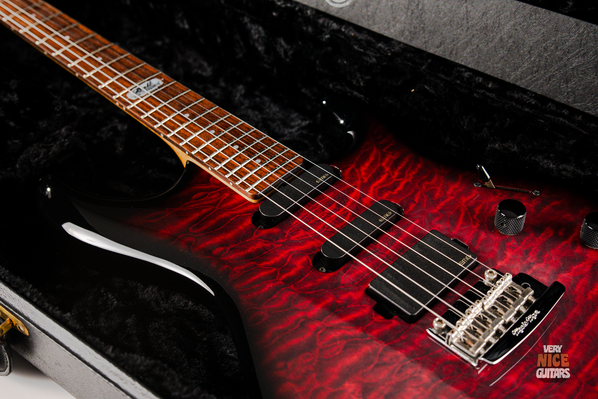 Ernie Ball Music Man Luke II BFR Ruby Red - Image 20