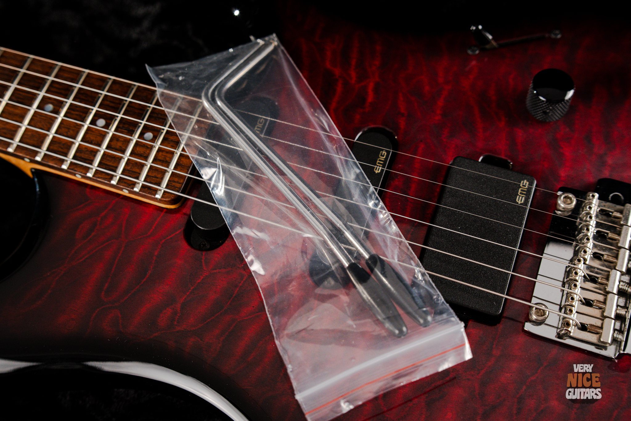 Ernie Ball Music Man Luke II BFR Ruby Red - Image 22