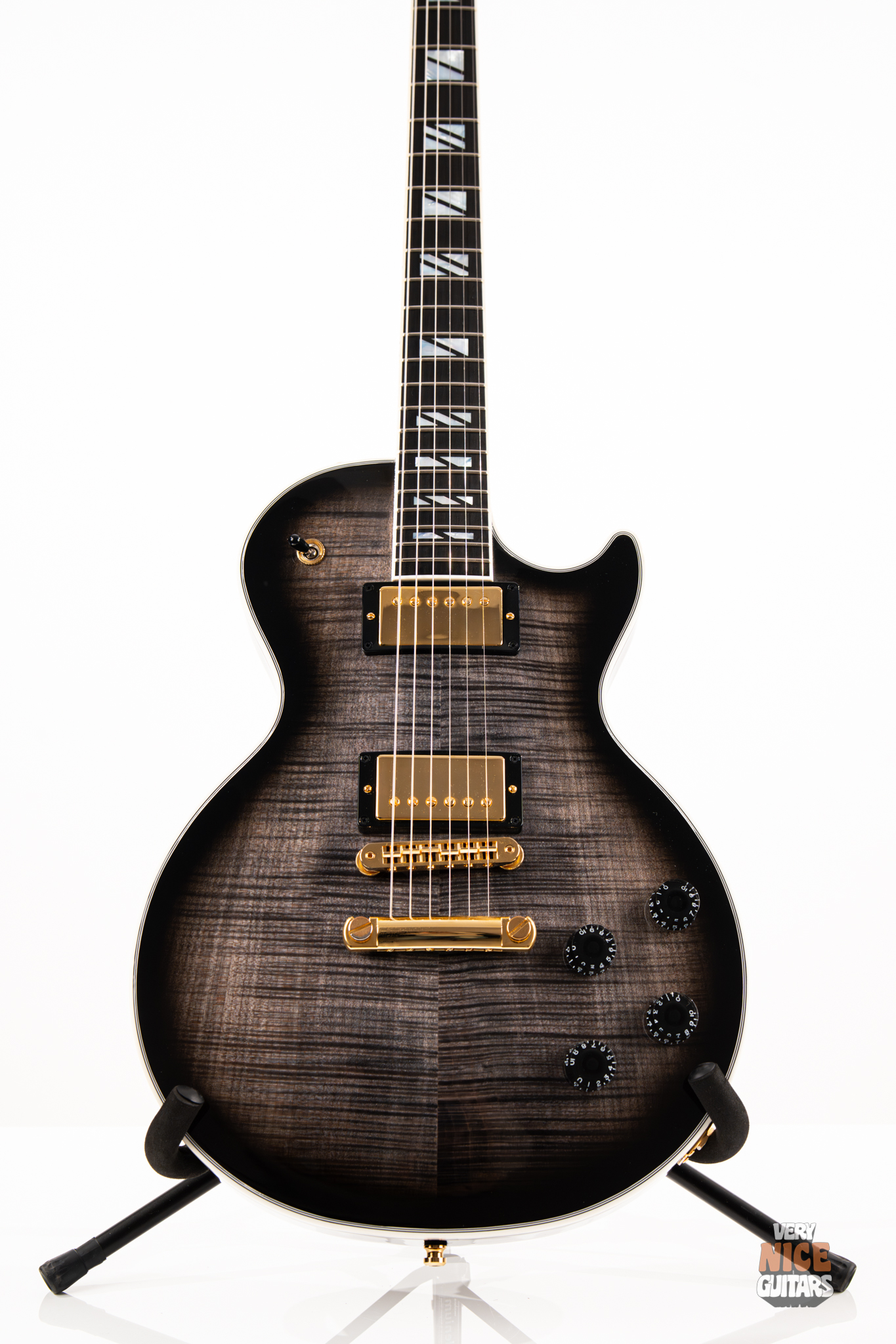 Gibson Les Paul Supreme 2023 Transparent Ebony Burst - Image 2