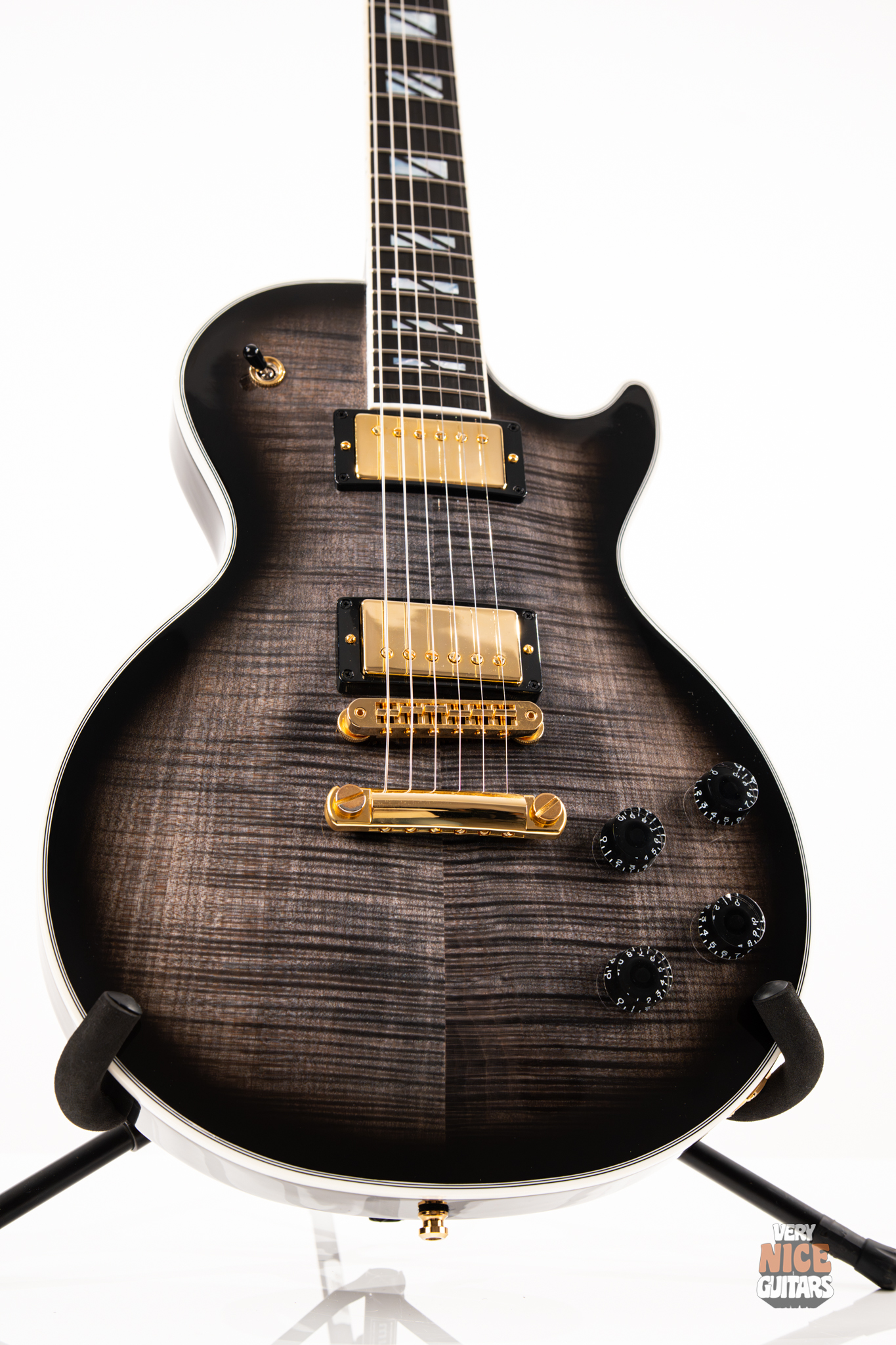 Gibson Les Paul Supreme 2023 Transparent Ebony Burst - Image 7