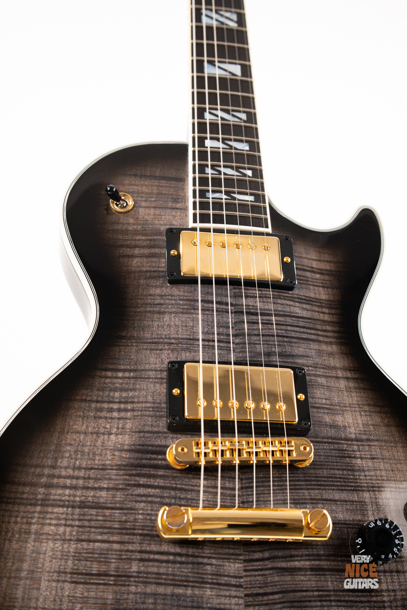 Gibson Les Paul Supreme 2023 Transparent Ebony Burst - Image 9