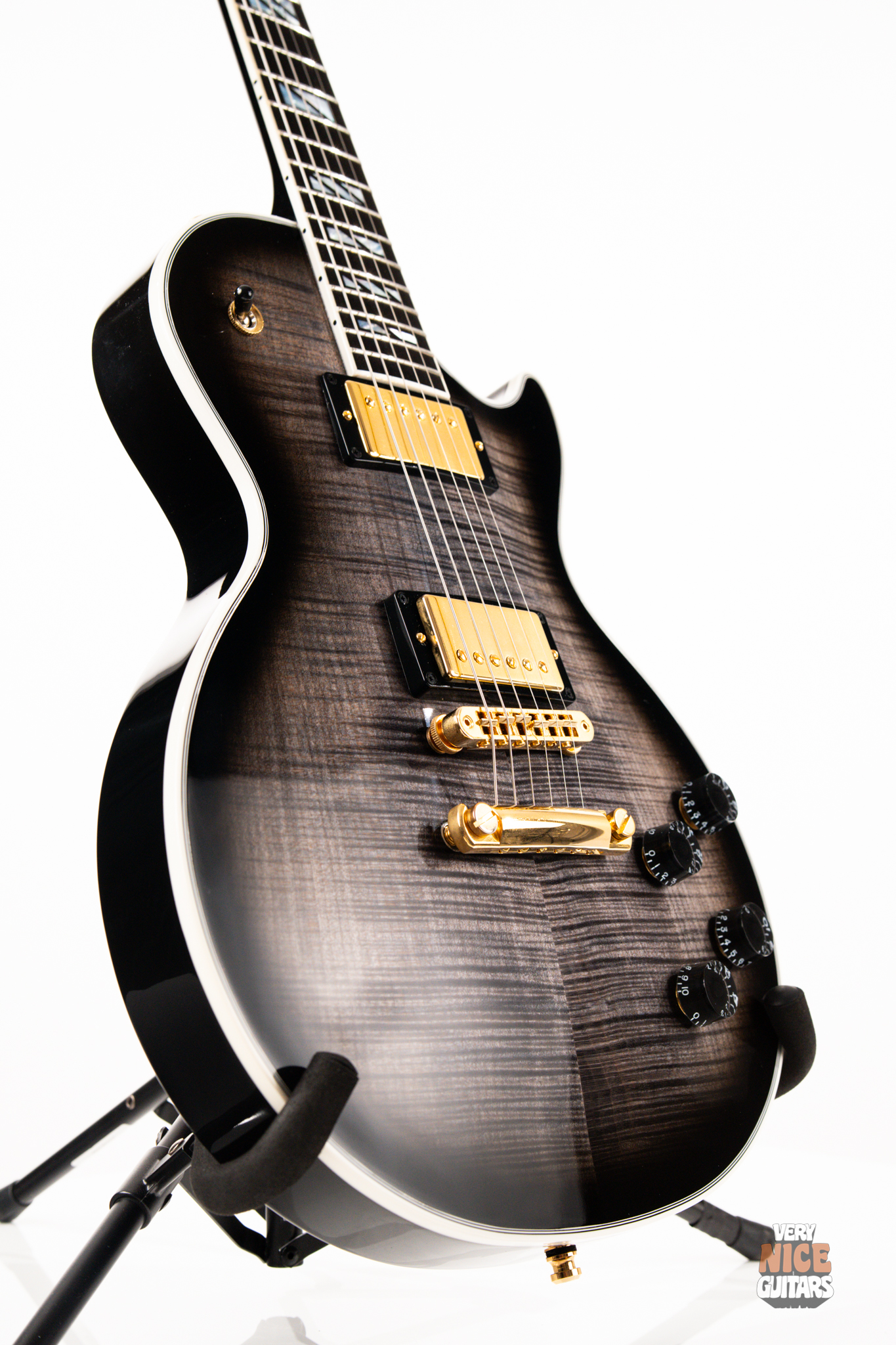 Gibson Les Paul Supreme 2023 Transparent Ebony Burst - Image 10